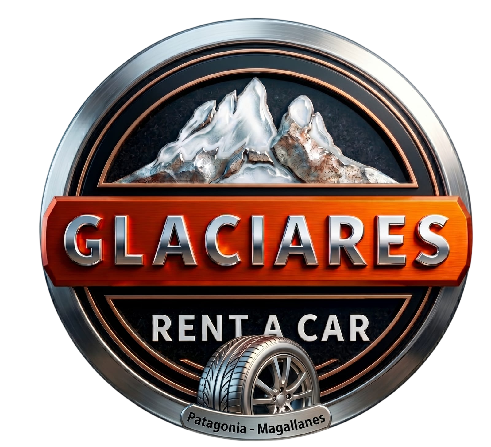 Glaciares Rent a Car Logo
